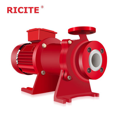 Pompa centrifuga per acido nitrico con azionamento magnetico rivestito FEP